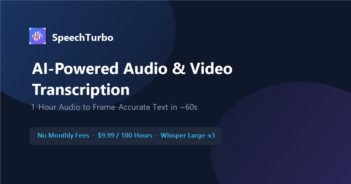 SpeechTurbo