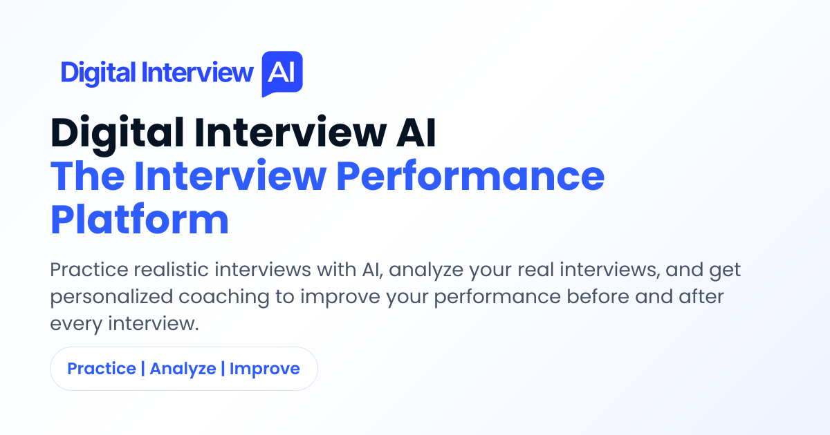 Digital Interview AI